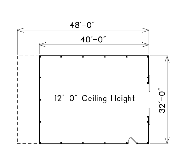 Pole Building Plan 85934